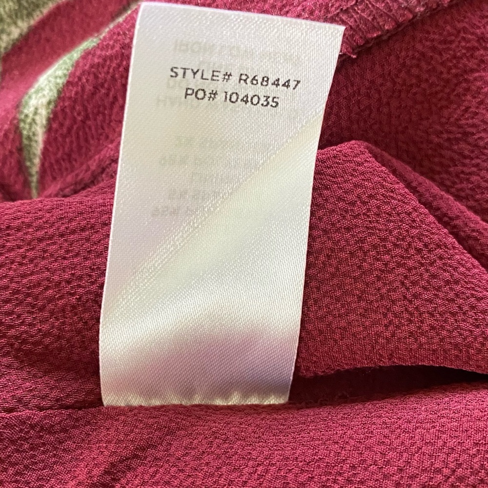 LULUS BURGUNDY FLORAL WRAP MAXI DRESS SIZE SMALL 🌟EUC🌟 - Picture 14 of 16